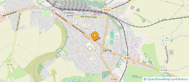 localisation de l'entreprise ERE DE L HOMME à JARNY