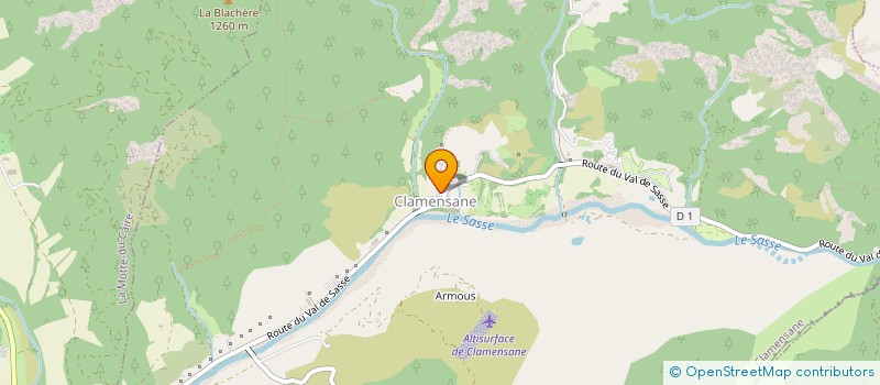 localisation de l'entreprise ERE DIGITALE à CLAMENSANE