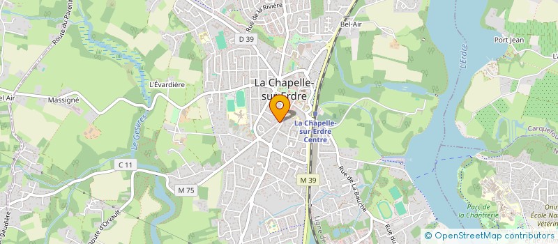 localisation de l'entreprise ERE QUANTUM III  LA CHAPELLE-SUR-ERDRE