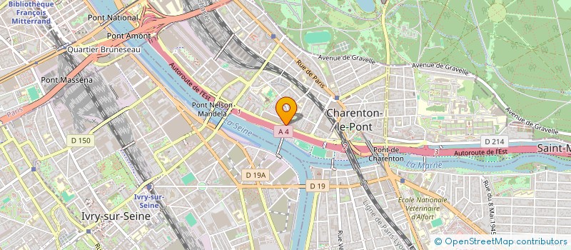 localisation de l'entreprise EREA à CHARENTON-LE-PONT