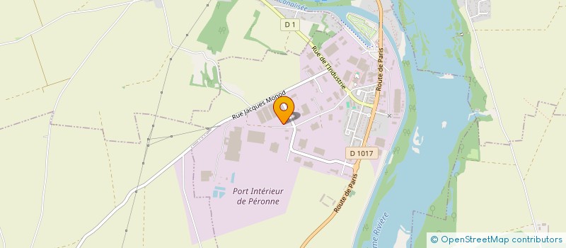 localisation de l'entreprise EREA à PERONNE