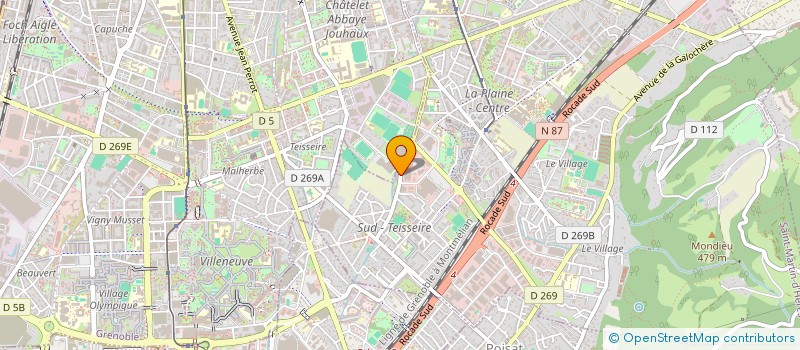 localisation de l'entreprise EREA à SAINT-MARTIN-D'HERES