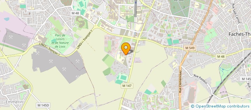 localisation de l'entreprise EREA IGNACE PLEYEL  LOOS