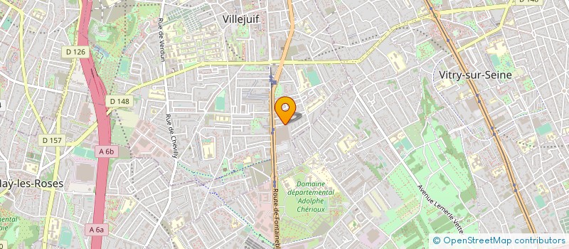 localisation de l'entreprise EREBOUNI à VILLEJUIF