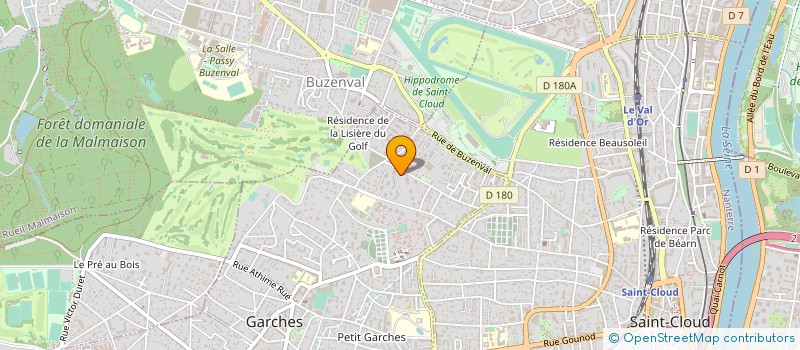 localisation de l'entreprise EREBUS à GARCHES
