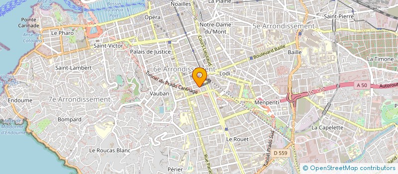 localisation de l'entreprise EREBUS à MARSEILLE