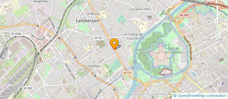 localisation de l'entreprise EREBUS à LAMBERSART
