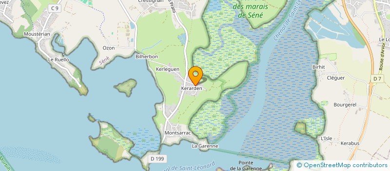 localisation de l'entreprise EREBUS à SENE