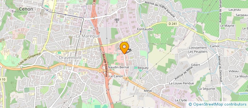 localisation de l'entreprise ERECAPLURIEL RIVE DROITE  ARTIGUES-PRES-BORDEAUX