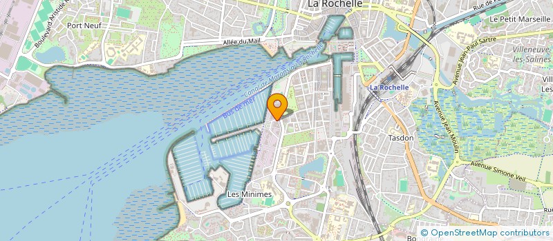 localisation de l'entreprise ERECIE - ENERGIES RENOUVELABLES ET ECOLOGIQUES CONSULTING INGENIERIE ET EQUIPEMENT à LA ROCHELLE