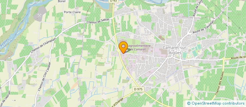 localisation de l'entreprise ERECO  CAMARET-SUR-AIGUES