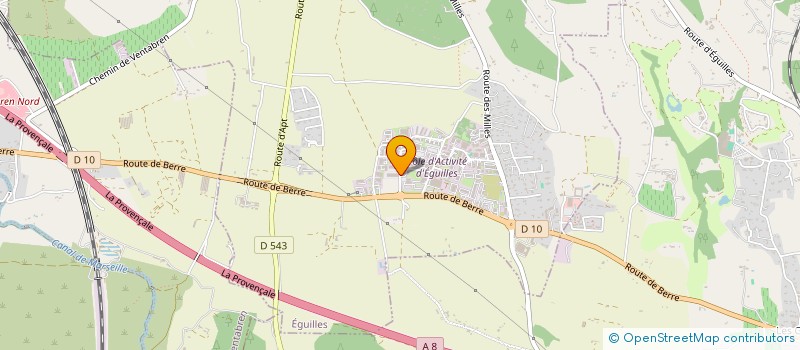localisation de l'entreprise EREDIA à AIX-EN-PROVENCE