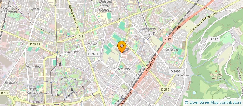 localisation de l'entreprise EREDITA-1  SAINT-MARTIN-D'HERES