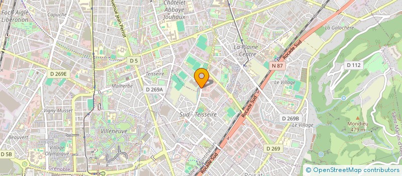 localisation de l'entreprise EREDITA-2  SAINT-MARTIN-D'HERES