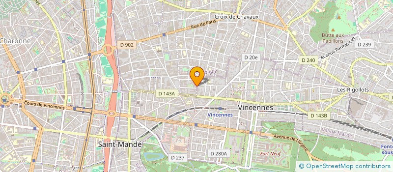 localisation de l'entreprise EREEL à MONTREUIL