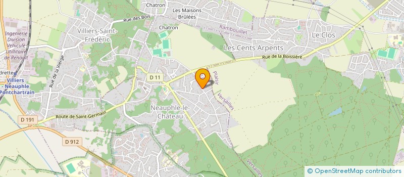 localisation de l'entreprise EREEM à NEAUPHLE-LE-CHATEAU