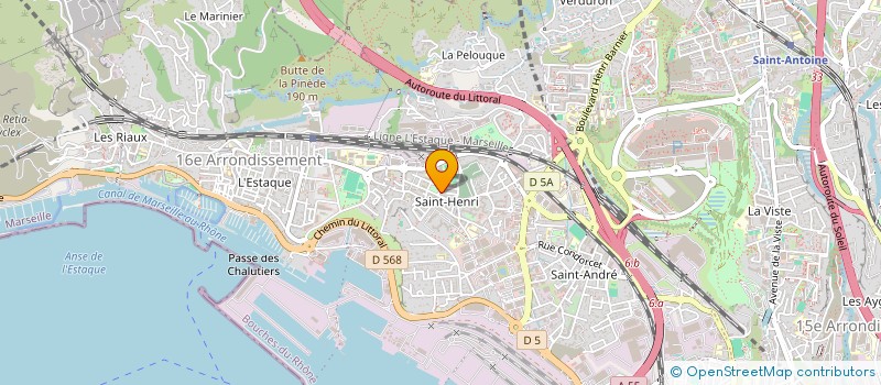 localisation de l'entreprise EREERE à MARSEILLE