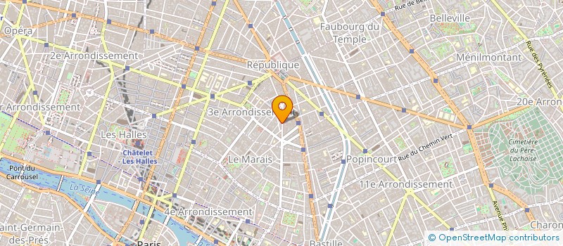 localisation de l'entreprise EREESE CLOTHING ET FURNISHING à PARIS