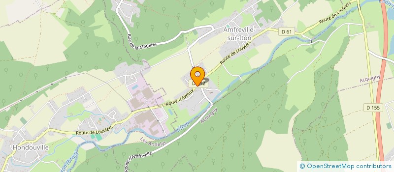 localisation de l'entreprise EREF  ACQUIGNY