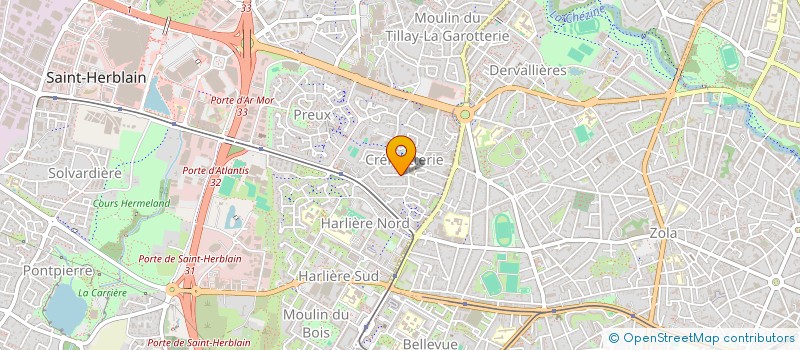 localisation de l'entreprise EREFIC à SAINT-HERBLAIN