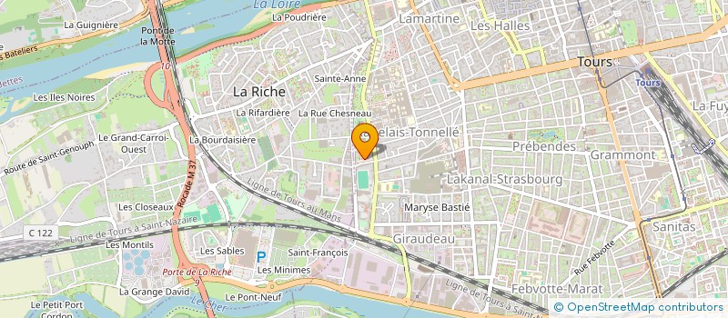 localisation de l'entreprise EREG CONCEPT  TOURS