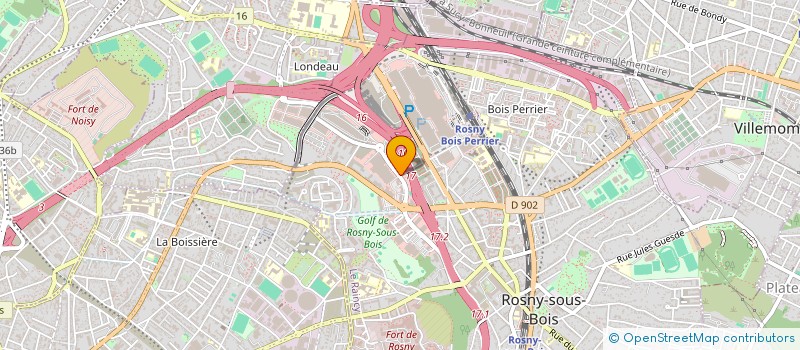 localisation de l'entreprise EREI GROUPE à ROSNY-SOUS-BOIS