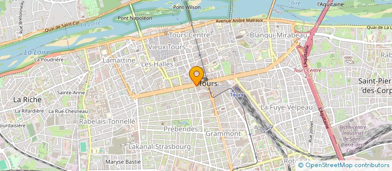 localisation de l'entreprise EREINA ASSURANCES & FINANCE  TOURS