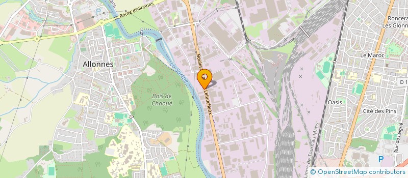 localisation de l'entreprise EREJ IMMO  LE MANS