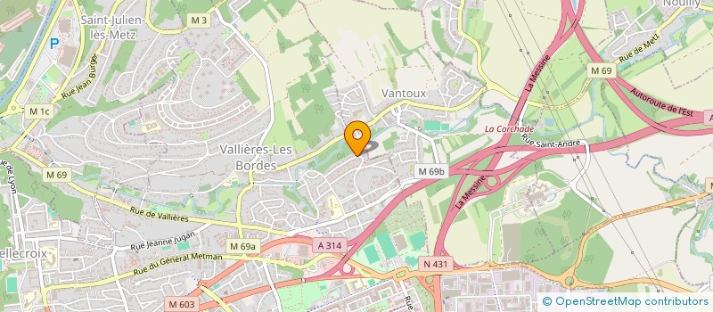 localisation de l'entreprise EREK SARL  METZ