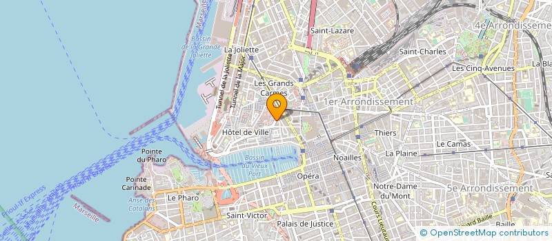 localisation de l'entreprise EREKA TELECOM à MARSEILLE
