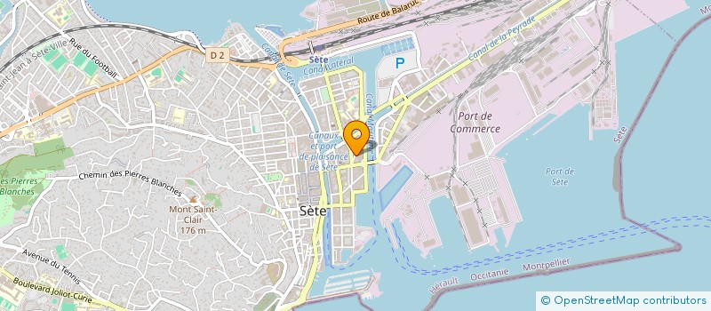 localisation de l'entreprise EREL  SETE