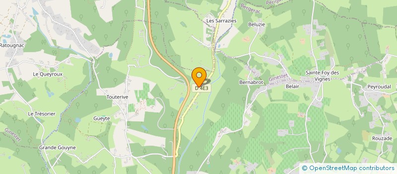 localisation de l'entreprise EREL à BERGERAC