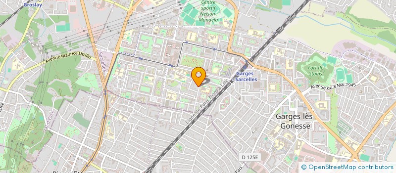 localisation de l'entreprise EREL à SARCELLES