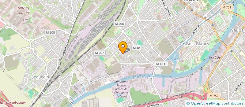 localisation de l'entreprise ERELEC à LILLE