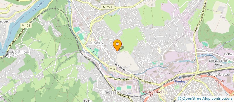 localisation de l'entreprise ERELISS IMMO  UNIEUX