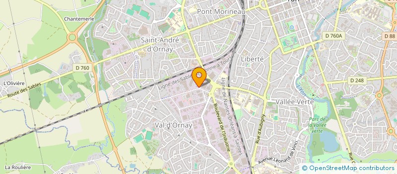 localisation de l'entreprise EREMASOL à LA ROCHE-SUR-YON