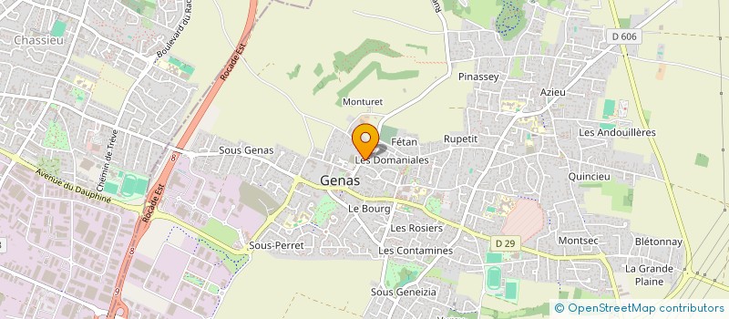 localisation de l'entreprise EREMES à GENAS