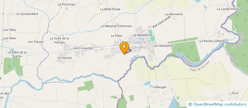 localisation de l'entreprise EREMOS  SAINT-SULPICE-DES-LANDES