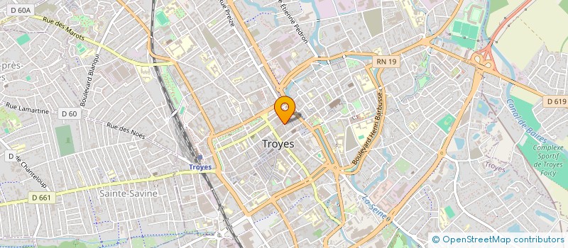 localisation de l'entreprise EREN à TROYES