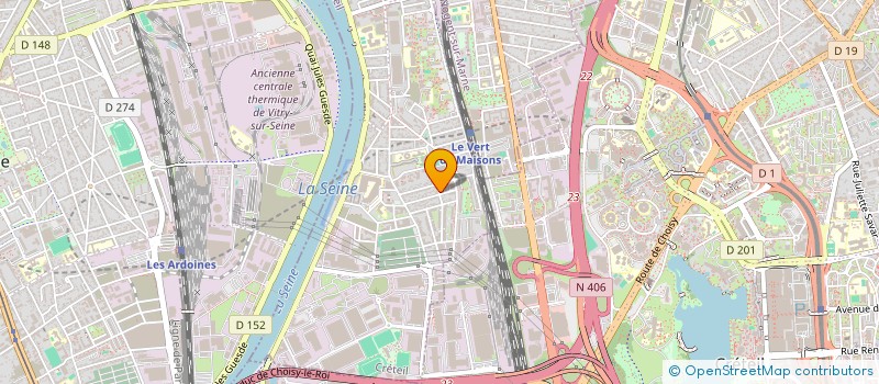 localisation de l'entreprise EREN à VITRY-SUR-SEINE