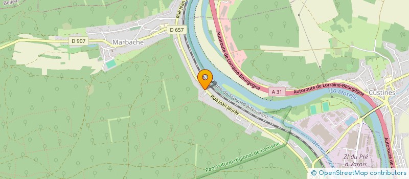 localisation de l'entreprise EREN BOIS  MARBACHE