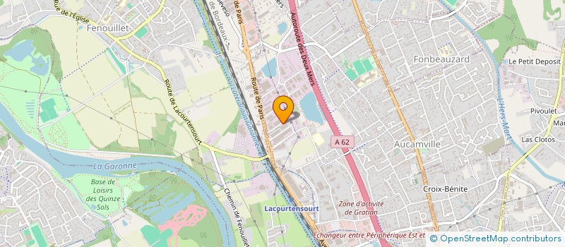 localisation de l'entreprise EREN COULEUR  AUCAMVILLE