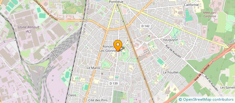 localisation de l'entreprise EREN SARL  LE MANS