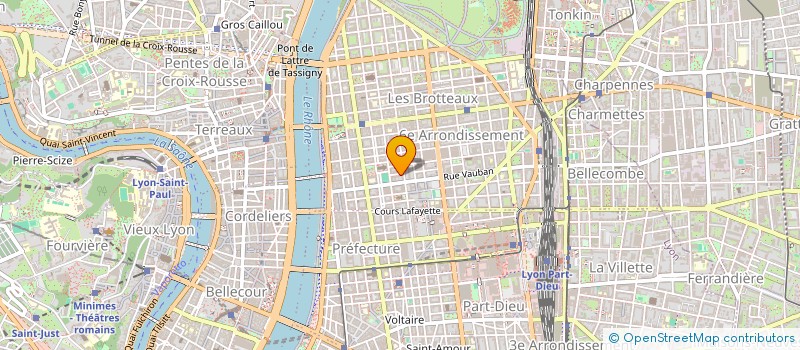 localisation de l'entreprise ERENEO à LYON