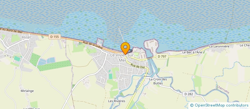 localisation de l'entreprise ERENSTEIN CORP  LE VIVIER-SUR-MER