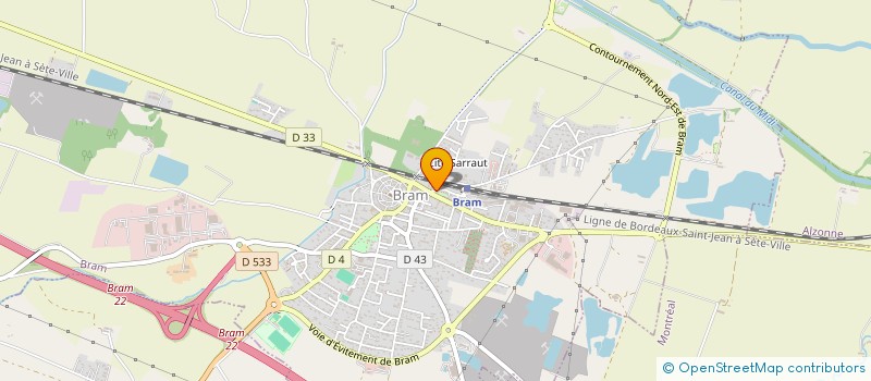 localisation de l'entreprise ERES  PEXIORA