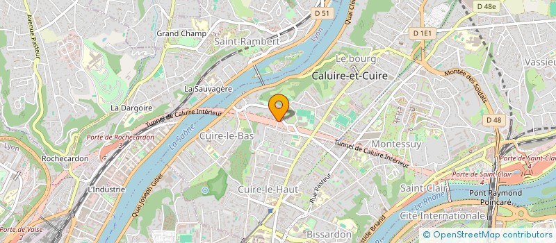 localisation de l'entreprise ERES  CALUIRE-ET-CUIRE