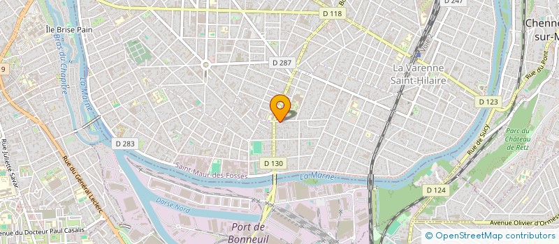 localisation de l'entreprise ERETS 26 à SAINT-MAUR-DES-FOSSES