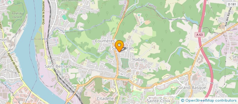 localisation de l'entreprise ERETZ AMETSA  BAYONNE