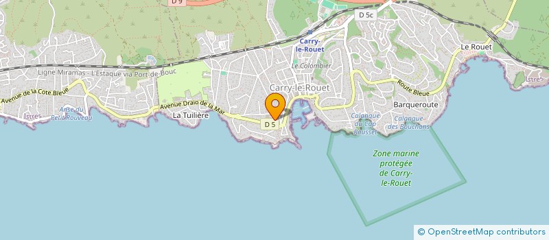 localisation de l'entreprise EREVAN à CARRY-LE-ROUET